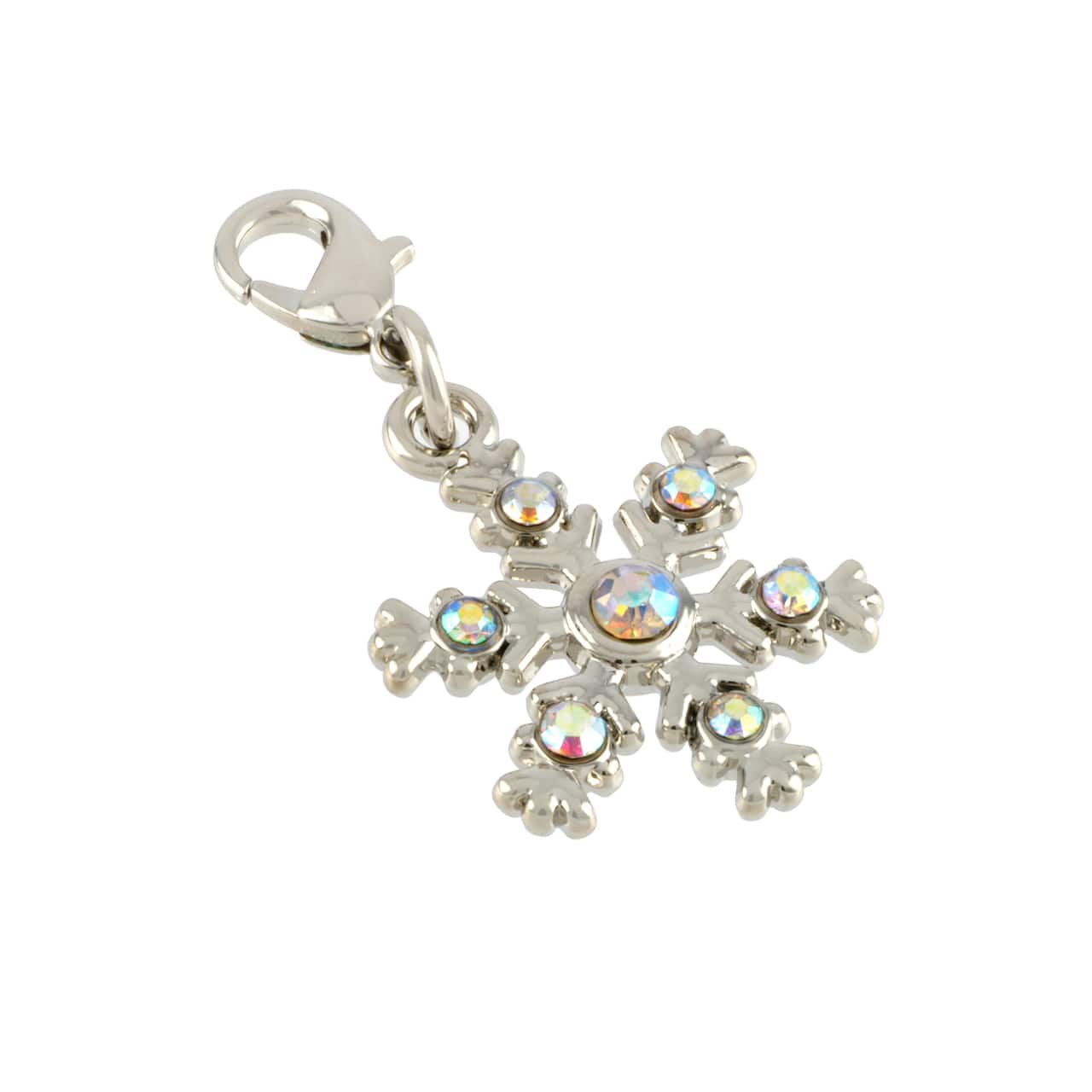 Rhodium Snowflake Charm by Bead Landing™